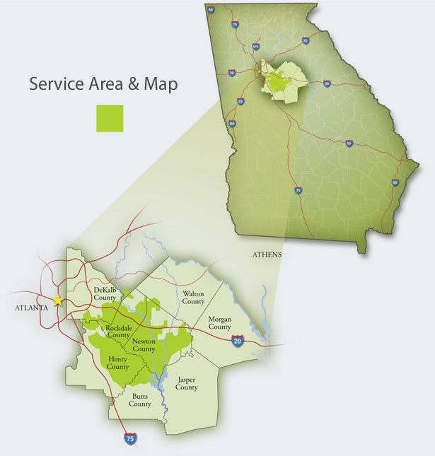 Service Area Snapping Shoals EMC